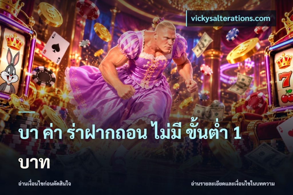 บา ค่า ร่าฝากถอน ไม่มี ขั้นต่ำ 1 บาท