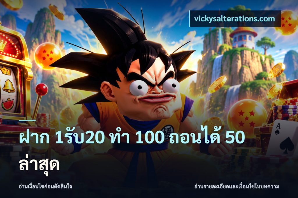 ฝาก 1รับ20 ทํา 100 ถอนได้ 50 ล่าสุด