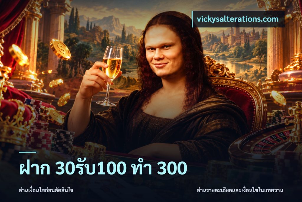 ฝาก 30รับ100 ทำ 300