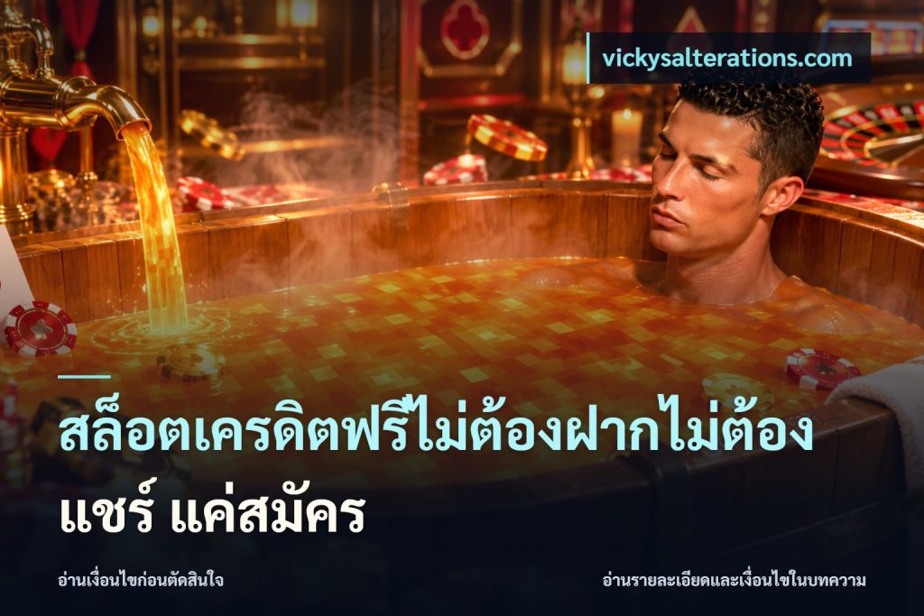 สล็อตเครดิตฟรีไม่ต้องฝากไม่ต้องแชร์ แค่สมัคร