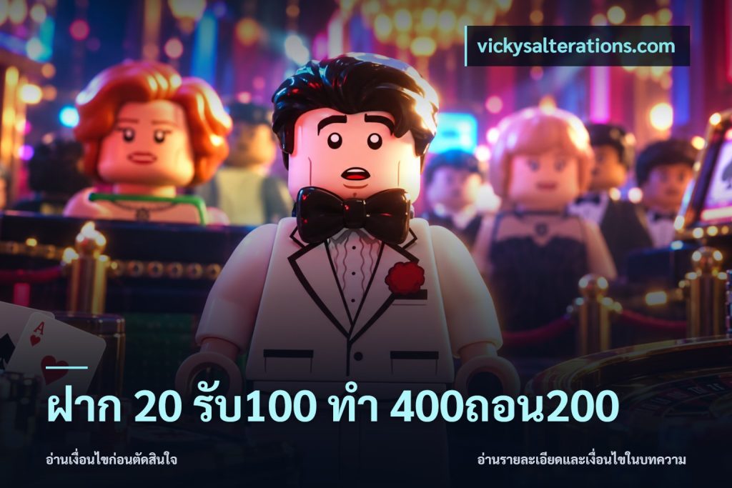 ฝาก 20 รับ100 ทํา 400ถอน200