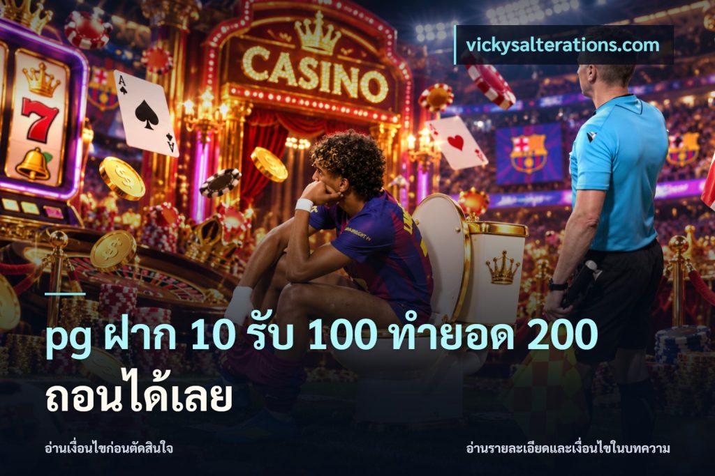 pg ฝาก 10 รับ 100 ทำยอด 200 ถอนได้เลย