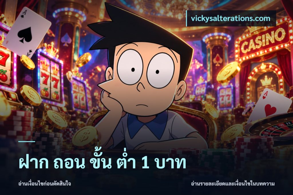 ฝาก ถอน ขั้น ต่ำ 1 บาท