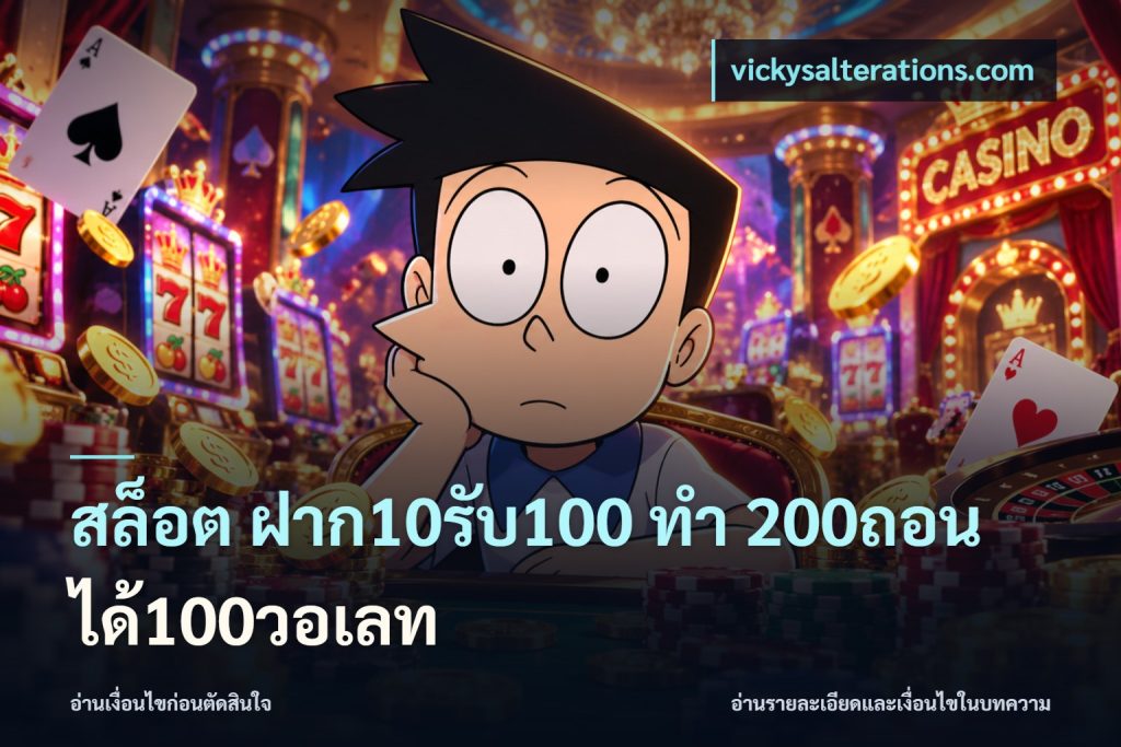 สล็อต ฝาก10รับ100 ทํา 200ถอนได้100วอเลท