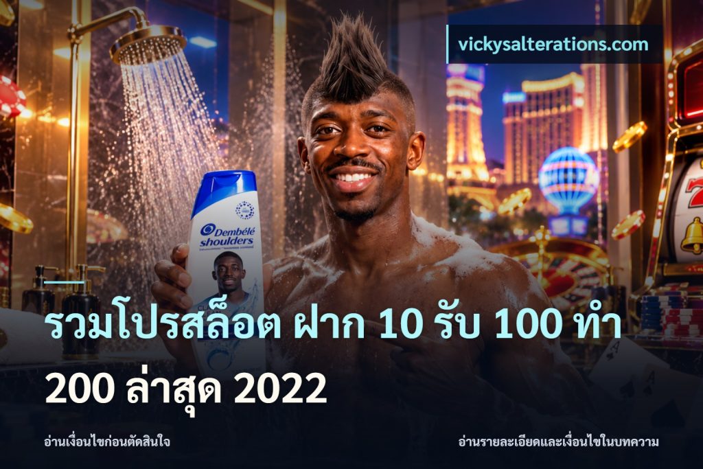 รวมโปรสล็อต ฝาก 10 รับ 100 ทำ 200 ล่าสุด 2022