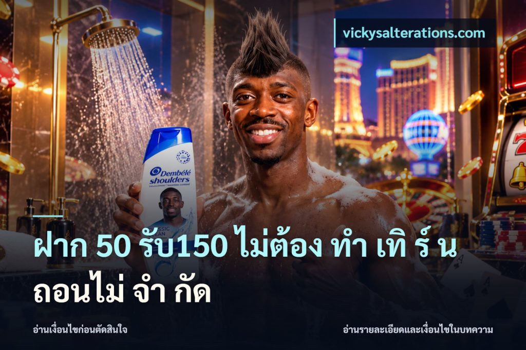 ฝาก 50 รับ150 ไม่ต้อง ทํา เทิ ร์ น ถอนไม่ จํา กัด