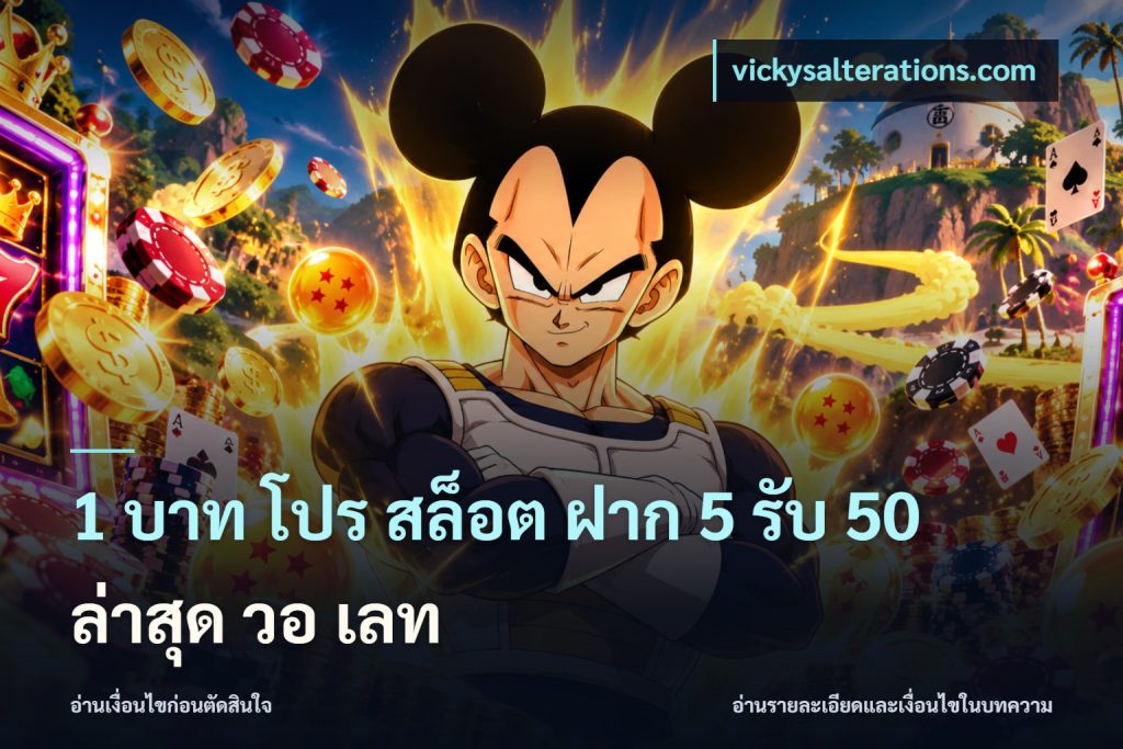 1 บาท โปร สล็อต ฝาก 5 รับ 50 ล่าสุด วอ เลท