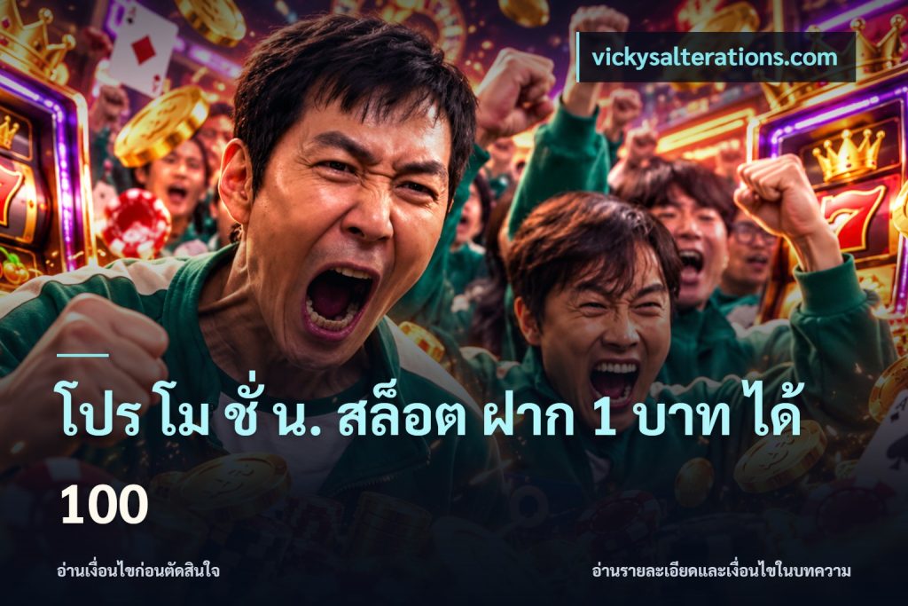 โปร โม ชั่ น. สล็อต ฝาก 1 บาท ได้ 100