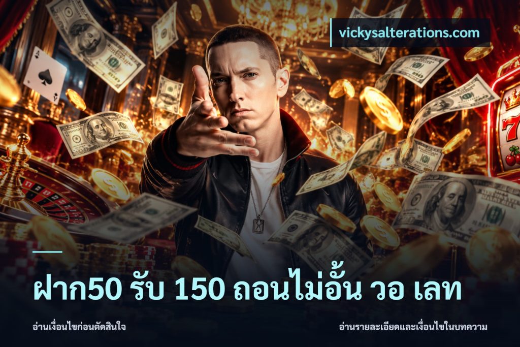 ฝาก50 รับ 150 ถอนไม่อั้น วอ เลท