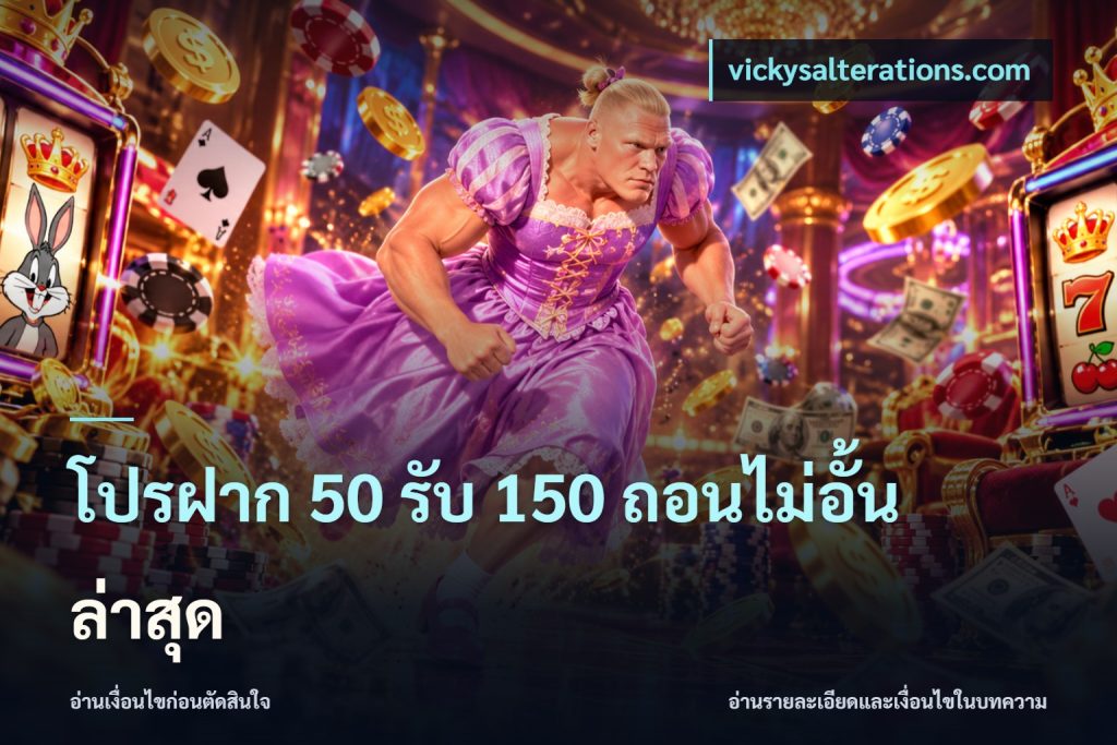 โปรฝาก 50 รับ 150 ถอนไม่อั้นล่าสุด