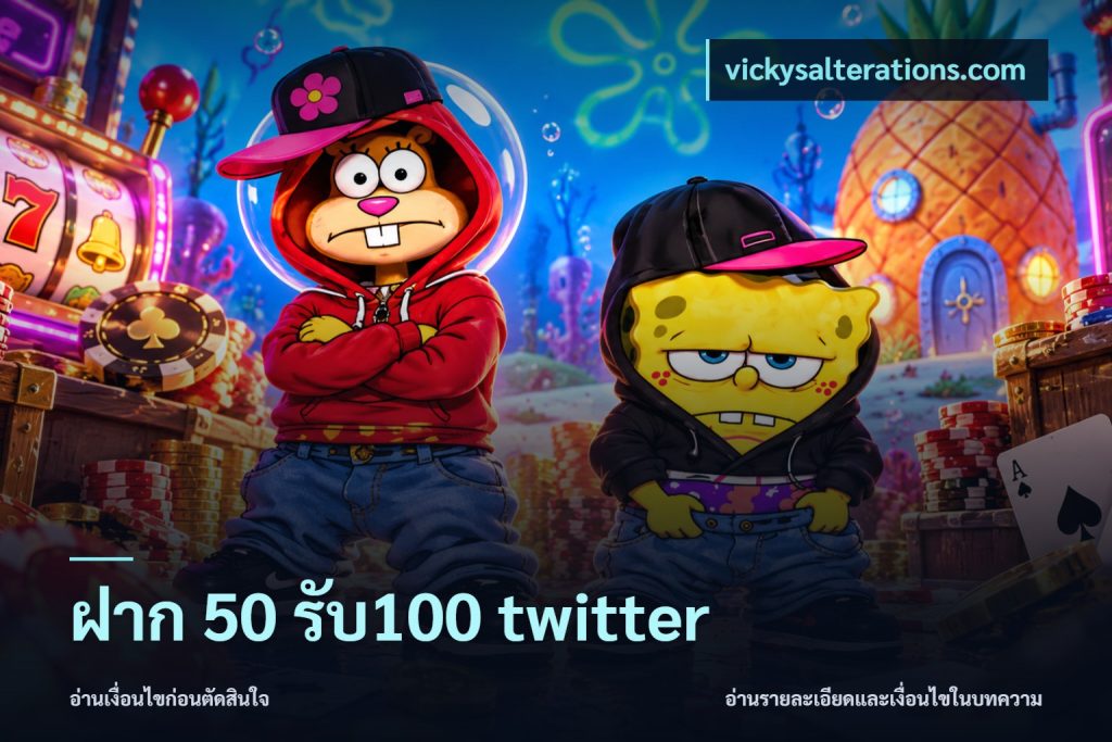 ฝาก 50 รับ100 twitter