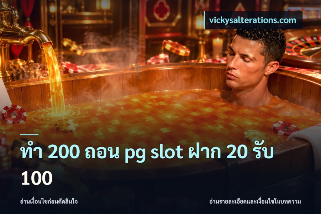 ทํา 200 ถอน pg slot ฝาก 20 รับ 100