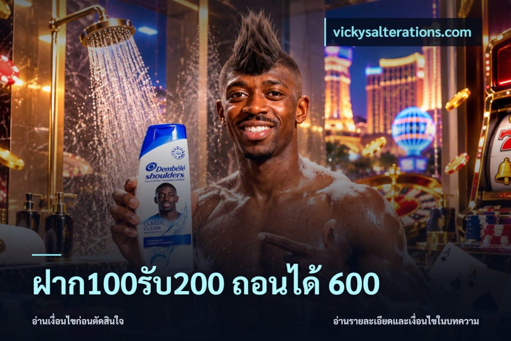 ฝาก100รับ200 ถอนได้ 600