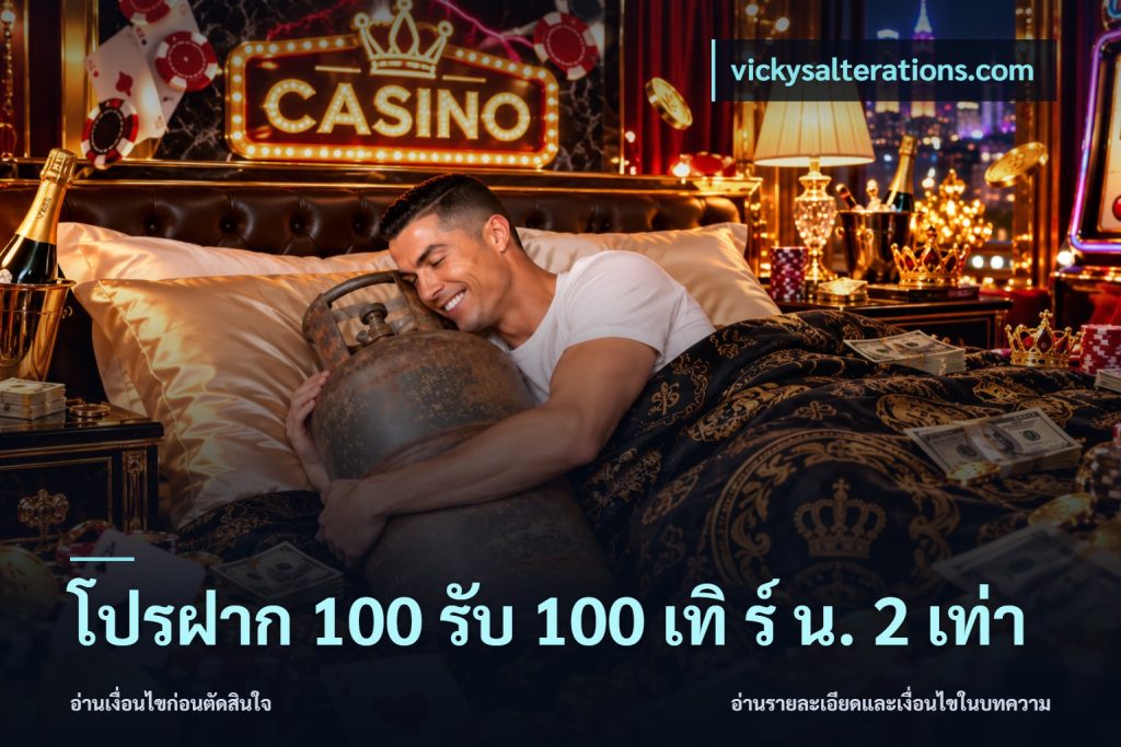 โปรฝาก 100 รับ 100 เทิ ร์ น. 2 เท่า