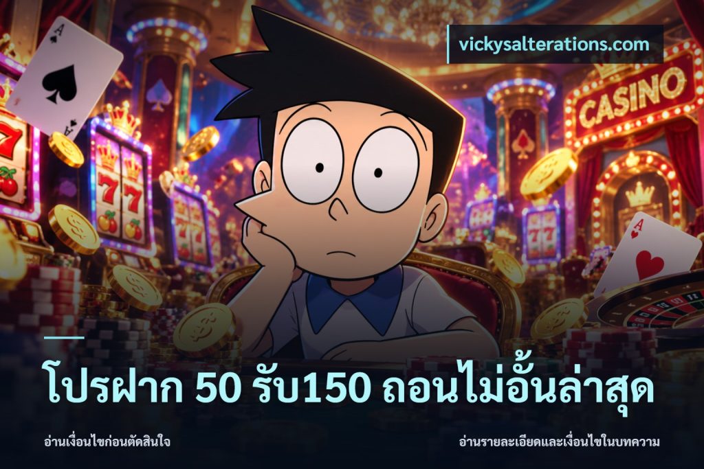 โปรฝาก 50 รับ150 ถอนไม่อั้นล่าสุด