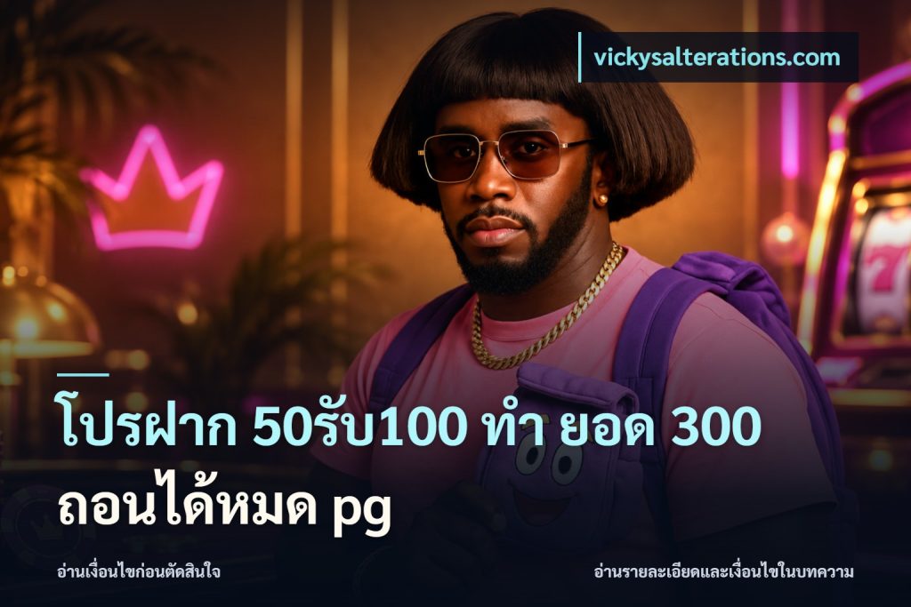 โปรฝาก 50รับ100 ทํา ยอด 300 ถอนได้หมด pg