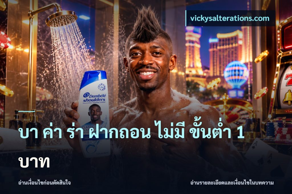 บา ค่า ร่า ฝากถอน ไม่มี ขั้นต่ำ 1 บาท