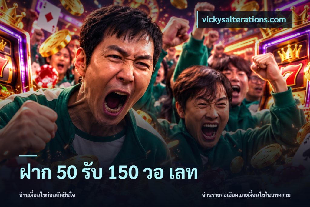 ฝาก 50 รับ 150 วอ เลท