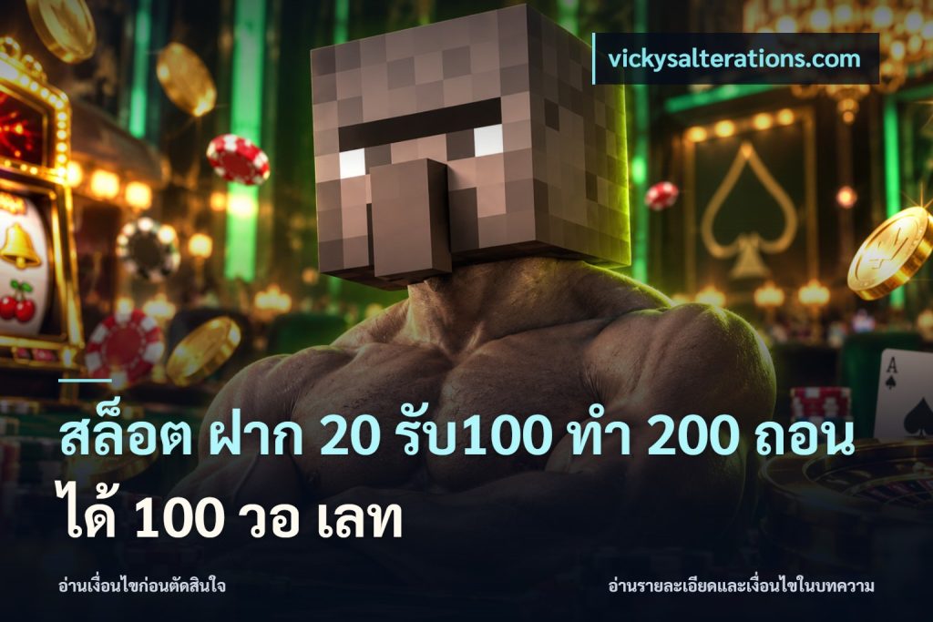 สล็อต ฝาก 20 รับ100 ทํา 200 ถอนได้ 100 วอ เลท