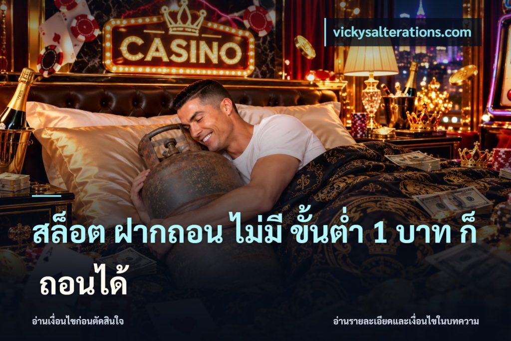 สล็อต ฝากถอน ไม่มี ขั้นต่ำ 1 บาท ก็ ถอนได้