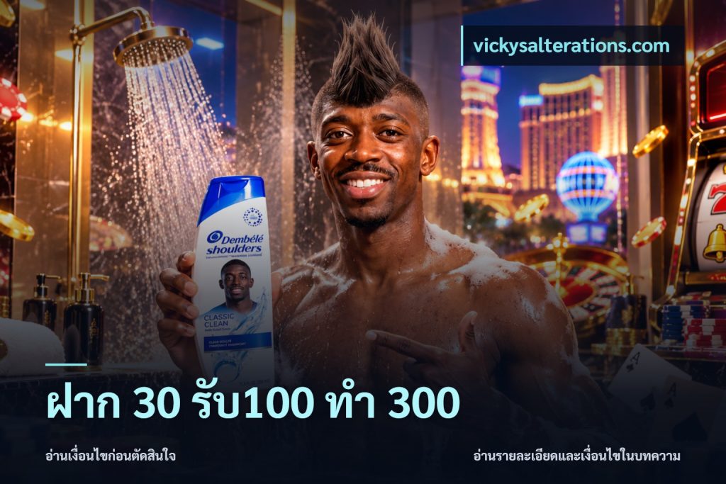 ฝาก 30 รับ100 ทำ 300