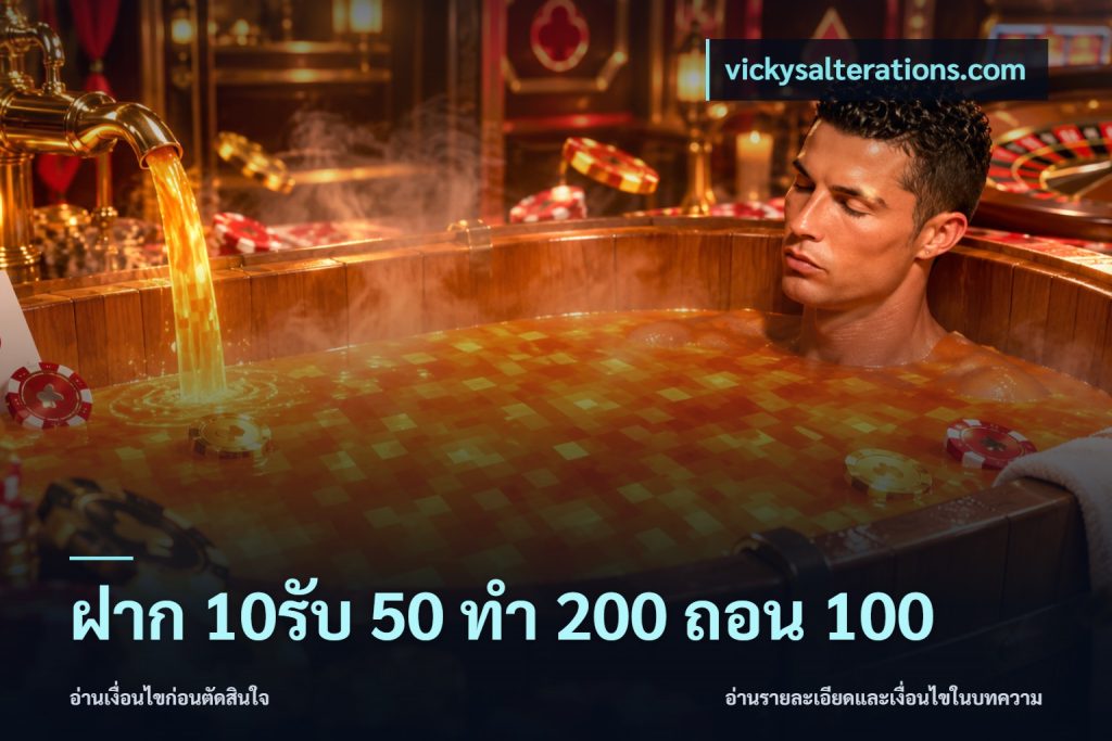 ฝาก 10รับ 50 ทํา 200 ถอน 100
