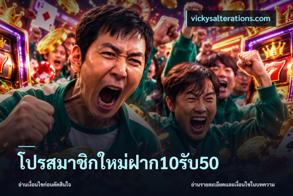 โปรสมาชิกใหม่ฝาก10รับ50
