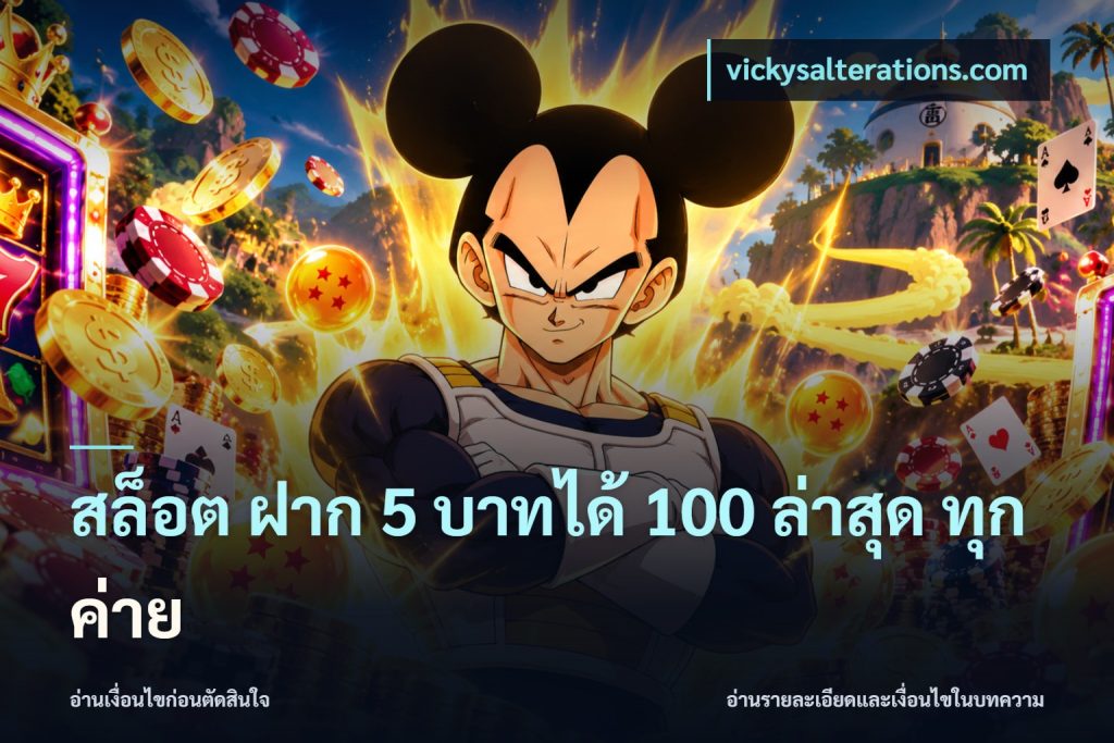 สล็อต ฝาก 5 บาทได้ 100 ล่าสุด ทุกค่าย