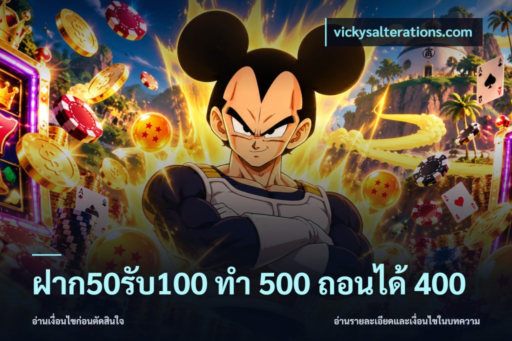 ฝาก50รับ100 ทํา 500 ถอนได้ 400