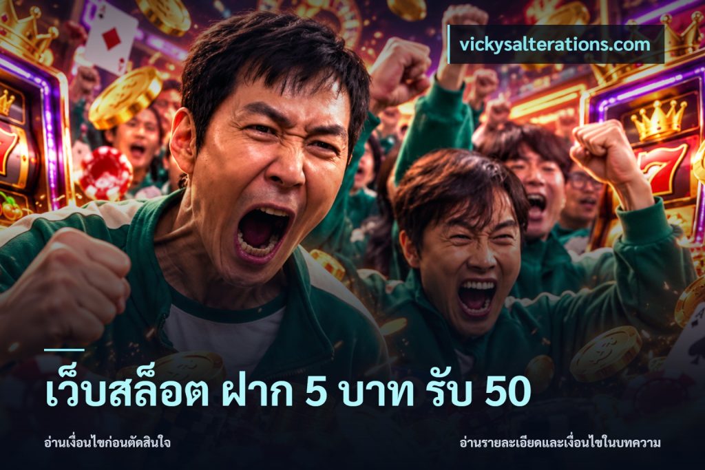 เว็บสล็อต ฝาก 5 บาท รับ 50