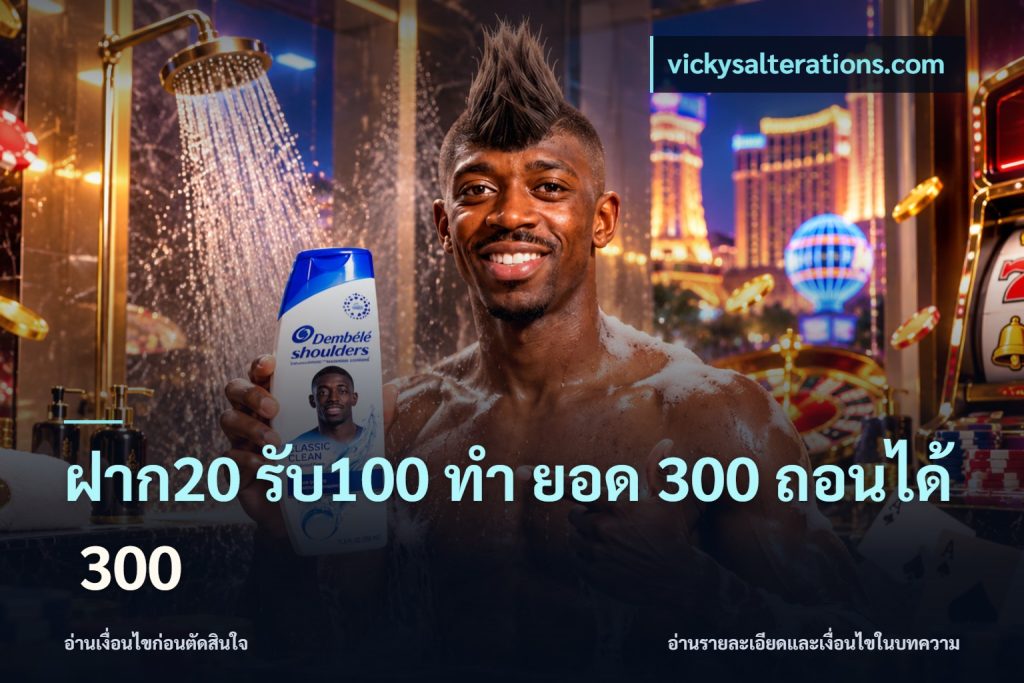 ฝาก20 รับ100 ทํา ยอด 300 ถอนได้ 300