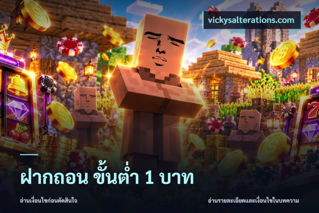 ฝากถอน ขั้นต่ำ 1 บาท