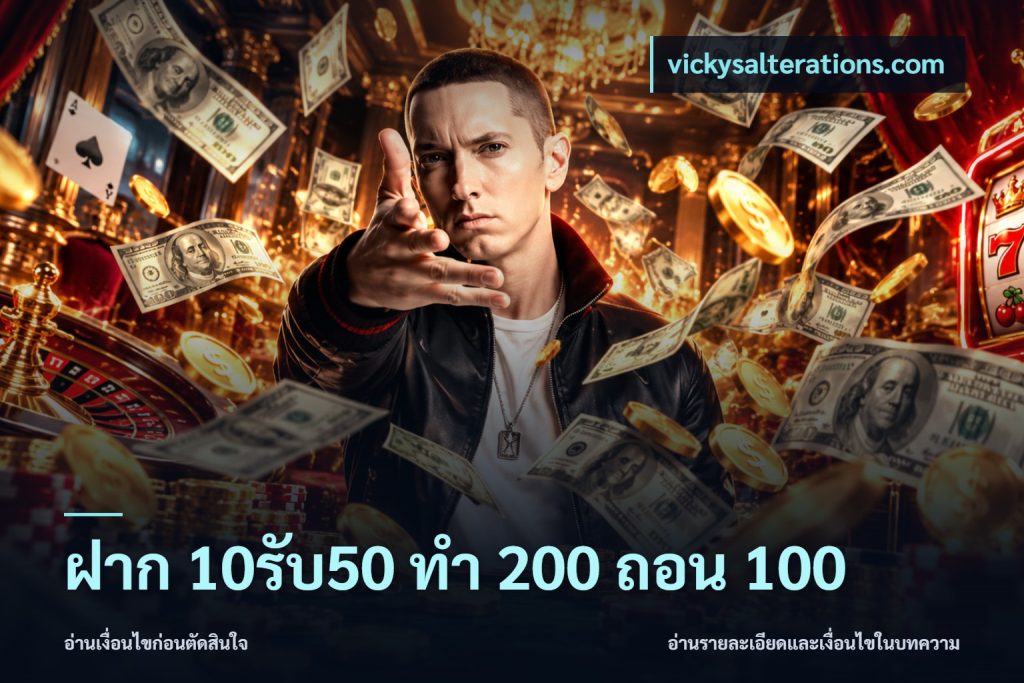 ฝาก 10รับ50 ทํา 200 ถอน 100